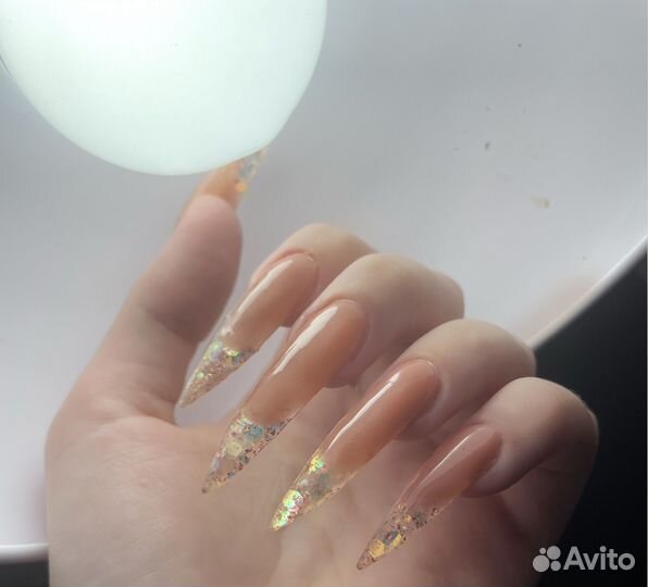 Маникюр наращивание