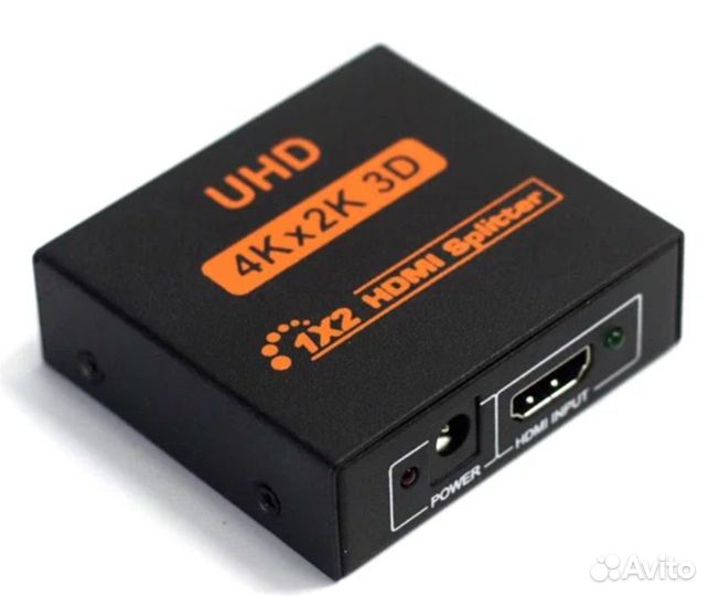 Сплиттер / делитель сигнала hdmi 1х2 Ultra HD
