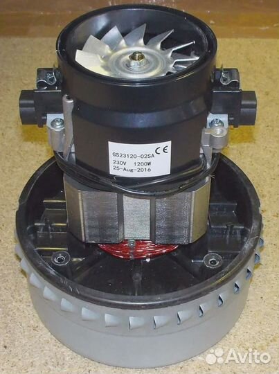 Мотор пылесоса 1200w (моющий), H177, D143, китай