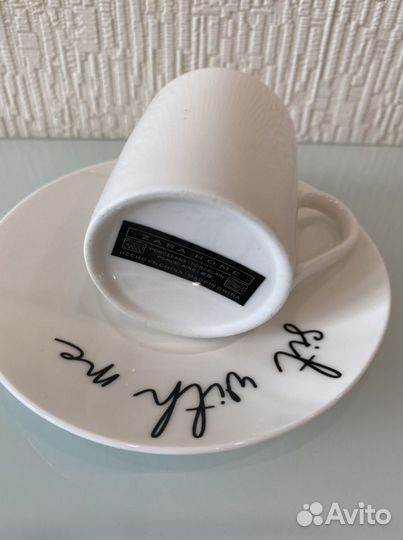 Кофейная чашка с блюдцем Zara Home