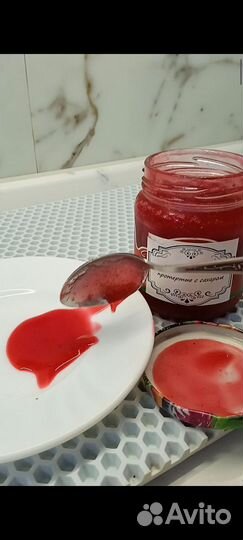 Калина, протертая с сахаром