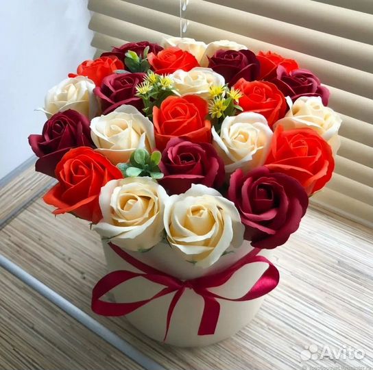 Мыльные розы букеты