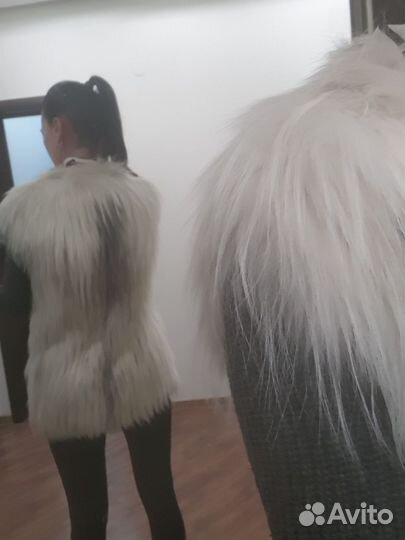 Шуба из песца