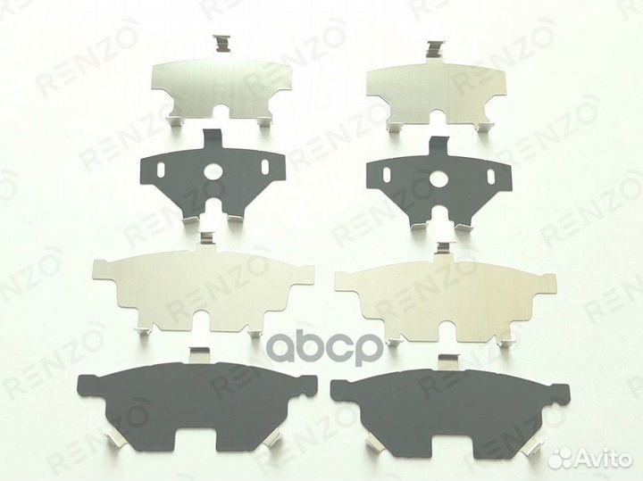 Пластины противоскрипные колодок (комплект) REN