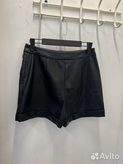 Шорты из эко кожи befree