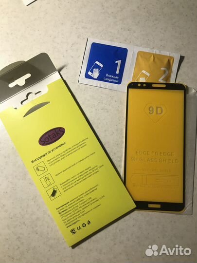 Защитное стекло на honor