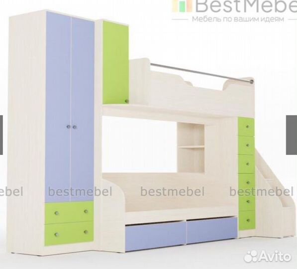 Двухъярусная кровать бу