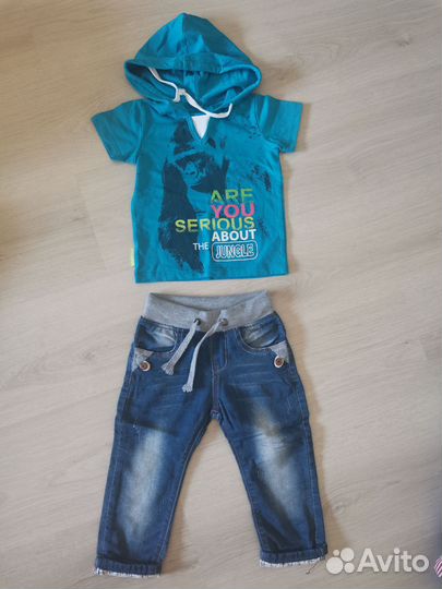 Вещи 80/86, обувь 22/23 пакетом на мальчика