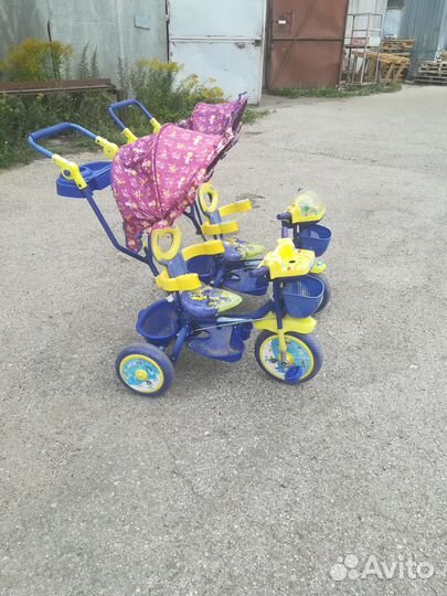 Детский трехколесный велосипед бу 2 штД