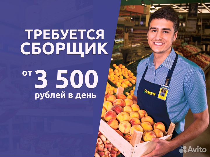 Сборщик заказов ежедневные выплаты