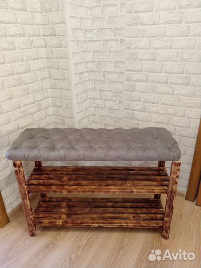 Обувница с мягким сиденьем