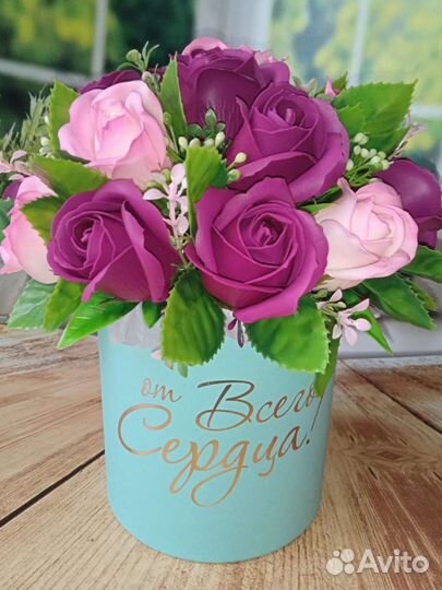 Букеты из мыльных цветов