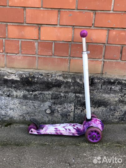 Самокат детский трехколесный б/у