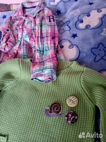 Вещи пакетом на девочку 98-104