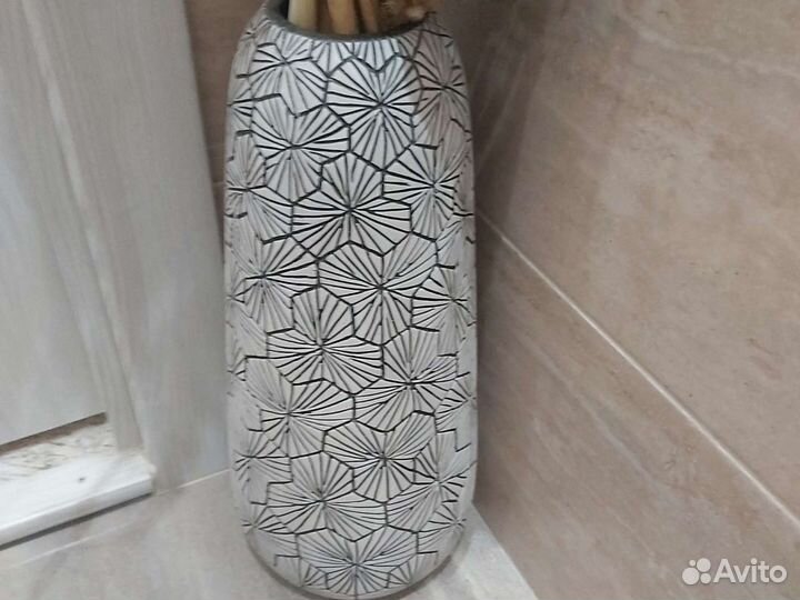 Ваза напольная керамическая