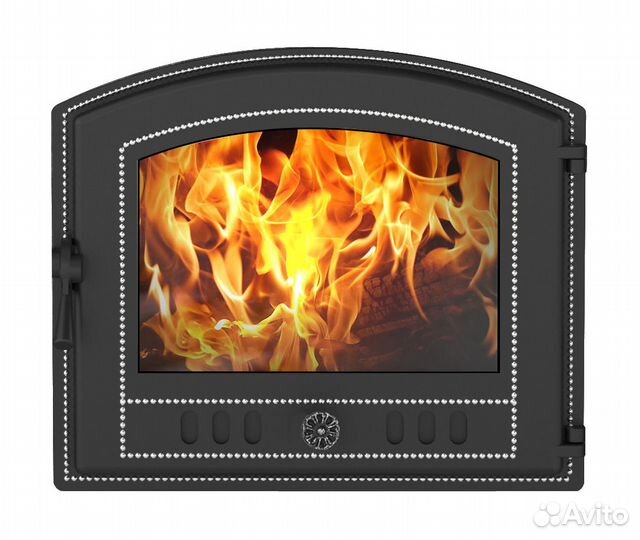 Дверь для Камина везувий каминная 224 (Антрацит) в