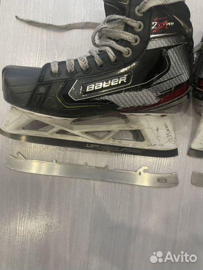 Хоккейные коньки bauer vapor 2x pro (вратарские)