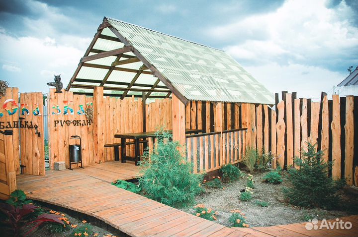 Русская баня на дровах «сказка»