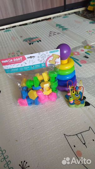 Игрушки пакетом, развивающие