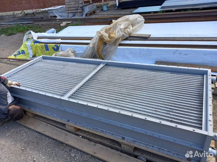 Сушильная камера для древесины - калориферы