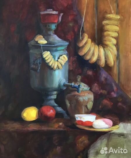 Картина маслом на холсте натюрморт