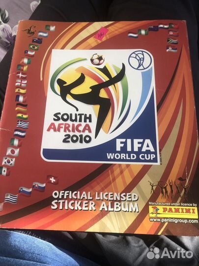 Журнал для наклеек south africa 2010 fifa
