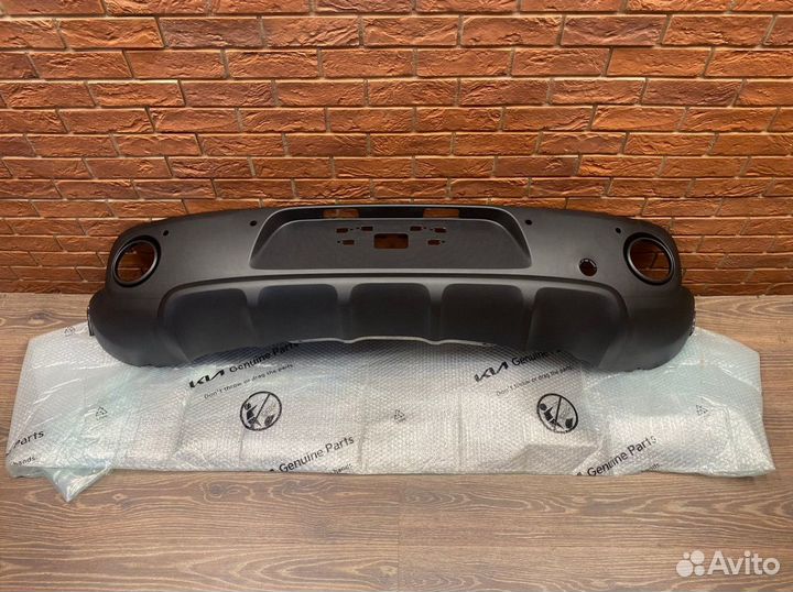 Юбка задняя Kia Soul 2016-2019 Рестайлинг Новая