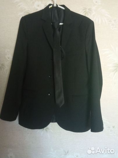 Костюм классика мужской черный фабричный