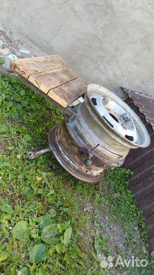 Печь под казан из дисков