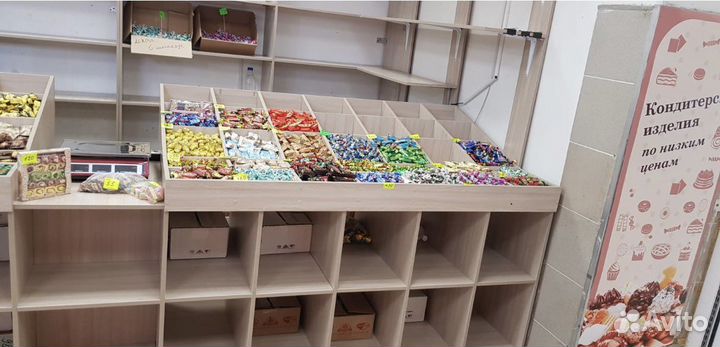 Витрина для конфет и сухофрукт