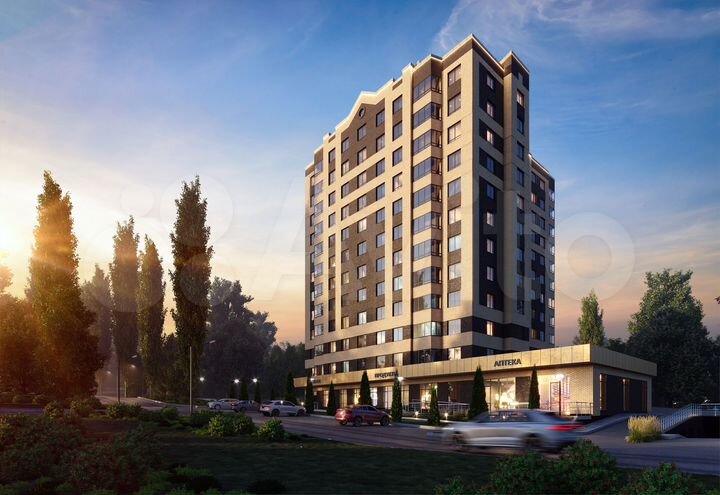 2-к. квартира, 82,3 м², 2/12 эт.