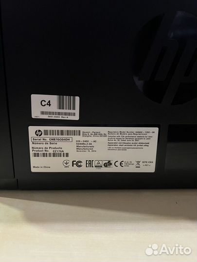 Принтер hp LaserJet Pro MFP M125r