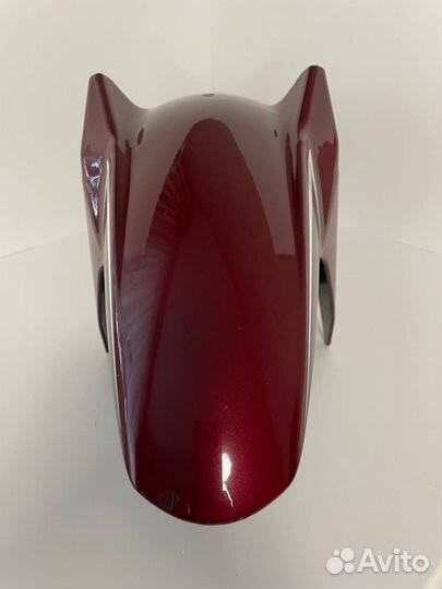 Крыло мопед пластик Бордовое Альфа