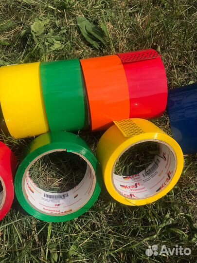 Скотч цветной пвх разноцветный