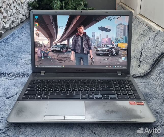 Мощный ноутбук Samsung 4-ядра/4-потока/ssd256