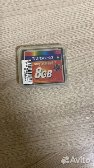 Карта памяти TranscendCompactFlash 8gb