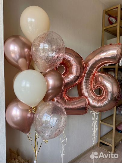 Гелиевые воздушные шары цифры