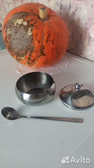 Сахарница из нержавеющей стали