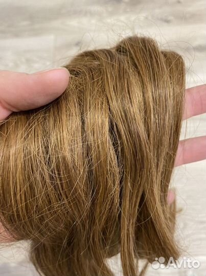 Волосы натуральные на заколках