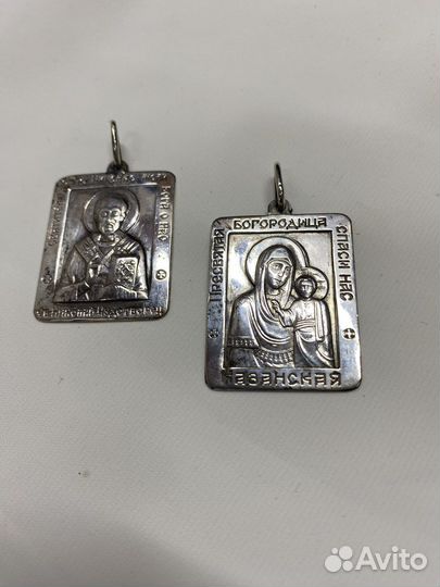 Серебряная иконка
