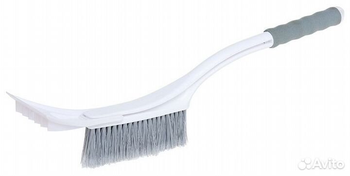 Щетка от снега и льда с мягкой распушённой щетиной