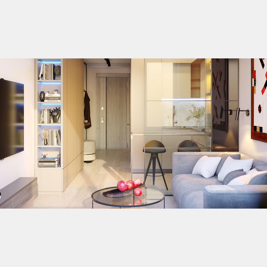 Апартаменты-студия, 22,4 м², 14/28 эт.