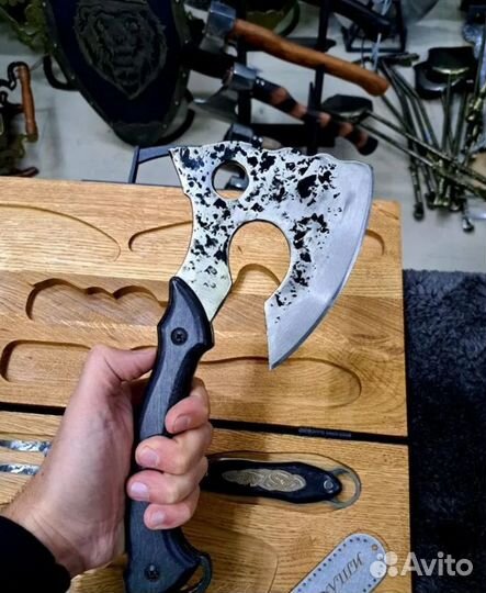 Набор барбекю топор,нож,вилка