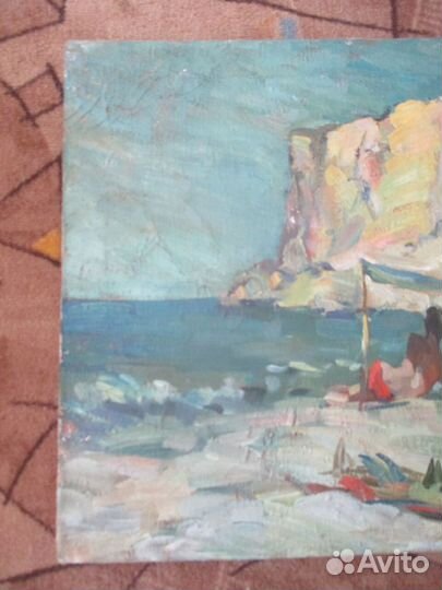 Старая картина маслом