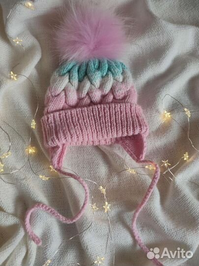 Комплект шапка, шарф