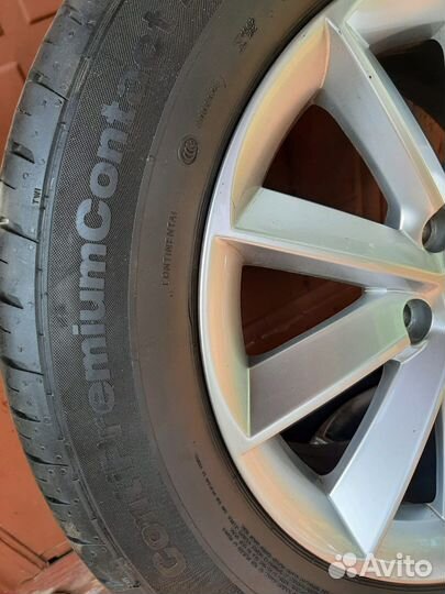 Комплект летней резины r16 на литых дисках