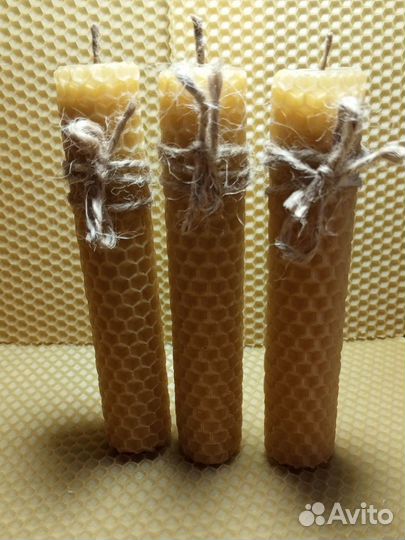 Свечи из натуральной вощины