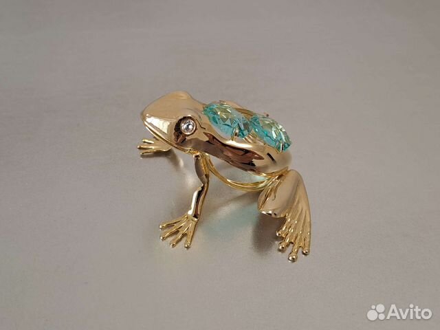 Лягушка кристаллы Сваровски