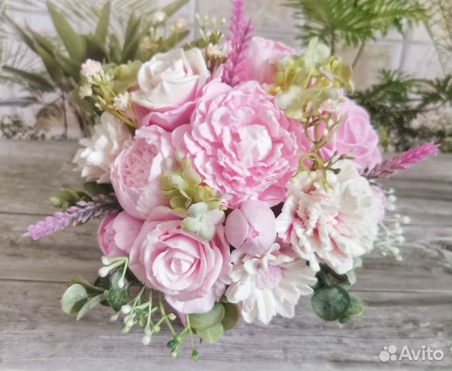 Мыло ручной работы букеты