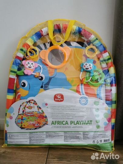 Развивающий игровой коврик новый